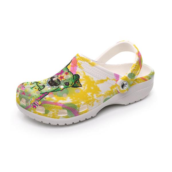 Clogs mit Hundemotiv Tyson - Gartenschuhe, Gummischuhe, bunt, Unisex, Grösse 36-43, Mischling, Mix, AmStaff, Staffordshire, Staff, Pitbull, Pit, SOKA, Listenhund